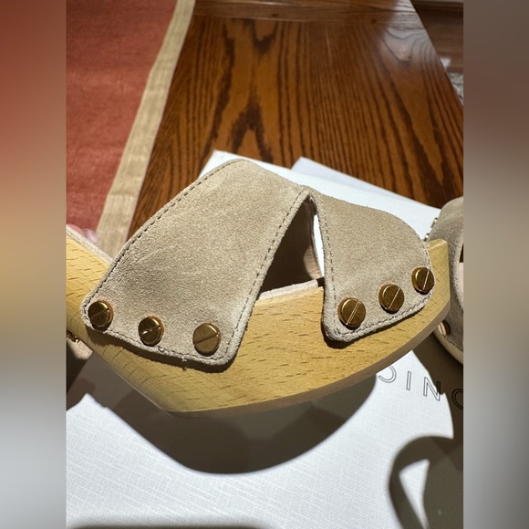 Veronica Beard BRAND NEW sz 7.5 Lamont suede platform sandal - Picture 3 of 11